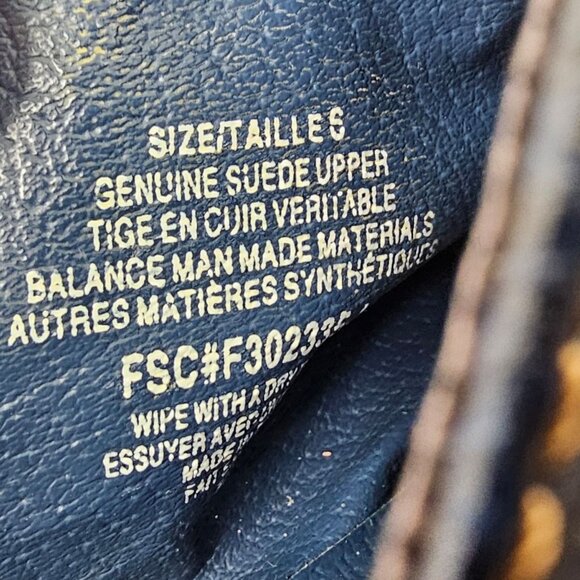 Western Blue Leather Suede Mules Boot Style Clogs Sz 6 Brass Studs Rodeo Slip On - Picture 7 of 12